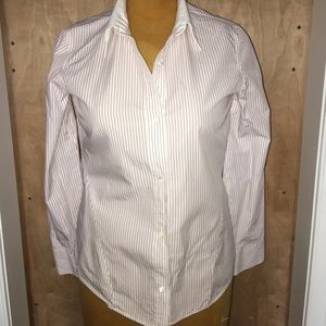 Banana Republic pin-striped dress shirt/L